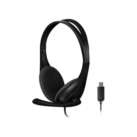 Компьютерная гарнитура A4Tech HU-9 черный (черный), фото , изображение 3