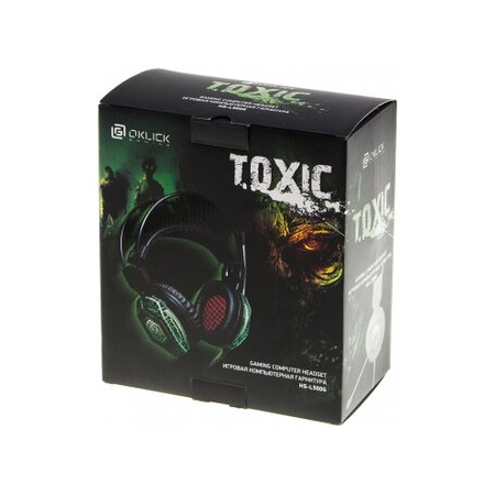 Компьютерная гарнитура OKLICK HS-L500G TOXIC, черный, фото , изображение 10