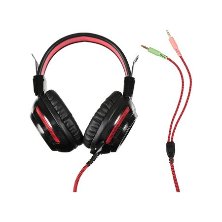 Компьютерная гарнитура OKLICK HS-G300 ARMAGEDDON, черный/красный, фото , изображение 4