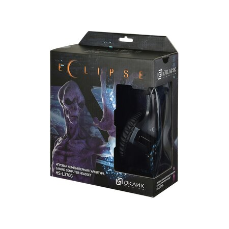 Компьютерная гарнитура OKLICK HS-L370G ECLIPSE, черный, фото , изображение 10