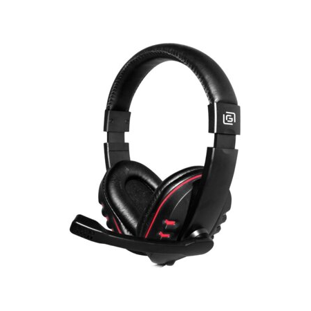 Компьютерная гарнитура OKLICK HS-L380G ABBADON, черный/красный, фото , изображение 2