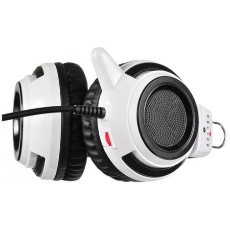 Компьютерная гарнитура OKLICK HS-G300 ARMAGEDDON, черный/белый, фото , изображение 4