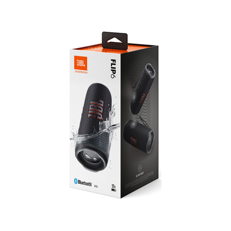Портативная акустика JBL Flip 6, 30 Вт, черный, фото , изображение 9