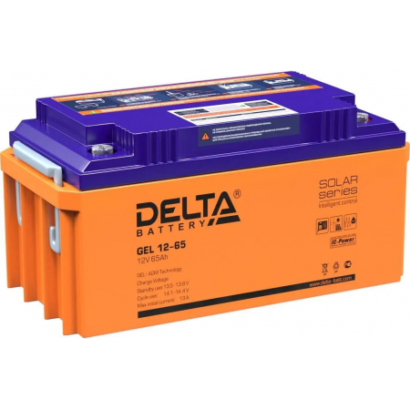 Аккумуляторная батарея Delta GEL 12-65, фото 