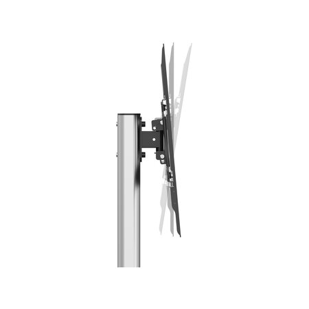 Стойка для телевизора Cactus CS-ST97-D черный 37"-70" макс.68кг напольный, фото , изображение 3
