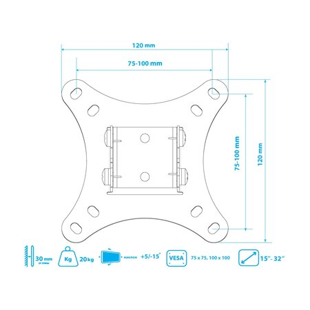 Кронштейн на стену Arm Media LCD-02, фото , изображение 7