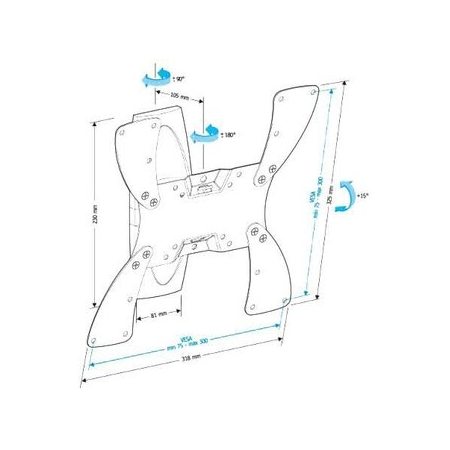 Кронштейн на стену Holder LCDS-5019, фото , изображение 3