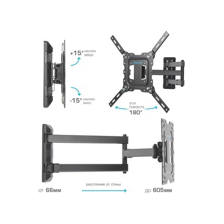 Кронштейн на стену Kromax DIX-18, фото , изображение 5