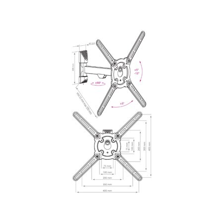 Кронштейн на стену Kromax ATLANTIS-10, фото , изображение 4