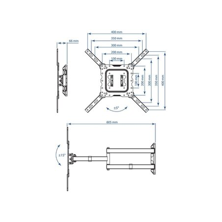 Кронштейн на стену Kromax DIX-18, фото , изображение 15