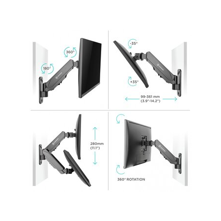 Кронштейн на стену ONKRON G120, фото , изображение 4