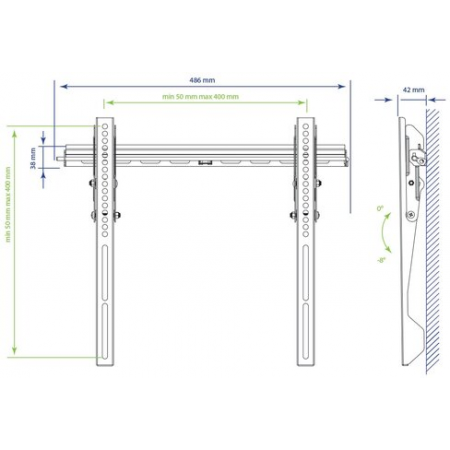 Кронштейн на стену Kromax VEGA-12, фото , изображение 6