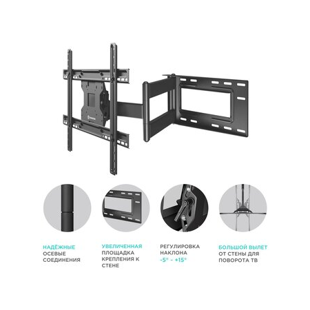 Кронштейн на стену ONKRON M7L, фото , изображение 4