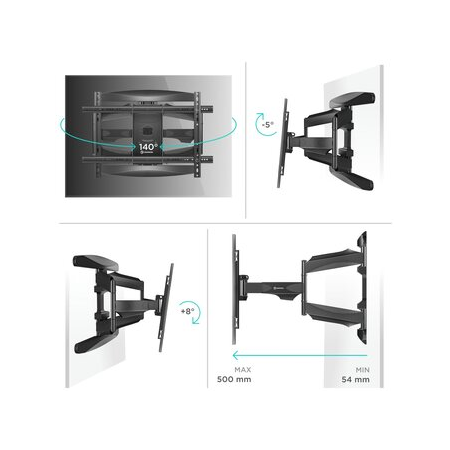 Кронштейн на стену ONKRON M6L, фото , изображение 7
