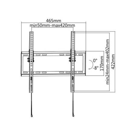 Кронштейн на стену UltraMounts UM 832T, фото , изображение 3