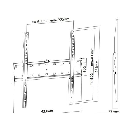 Кронштейн на стену UltraMounts UM 813F, фото , изображение 2