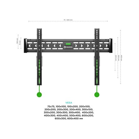 Кронштейн на стену ONKRON TM6, фото , изображение 6