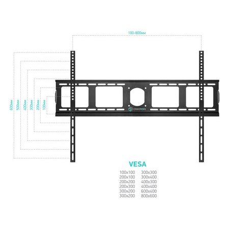 Кронштейн на стену ONKRON UF4, фото , изображение 5