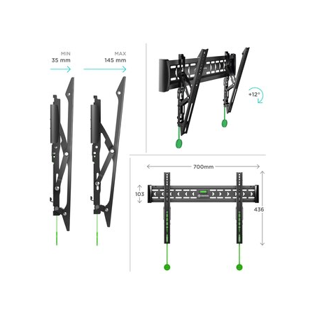 Кронштейн на стену ONKRON TM6, фото , изображение 4