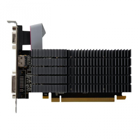 Видеокарта AFOX NVIDIA GeForce GT710 2GB DDR3 64BIT DVI HDMI VGA LP RTL, фото 
