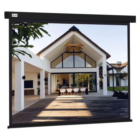 Экран Cactus 128x170.7см Wallscreen CS-PSW-128X170-BK 4:3 настенно-потолочный рулонный черный, фото 