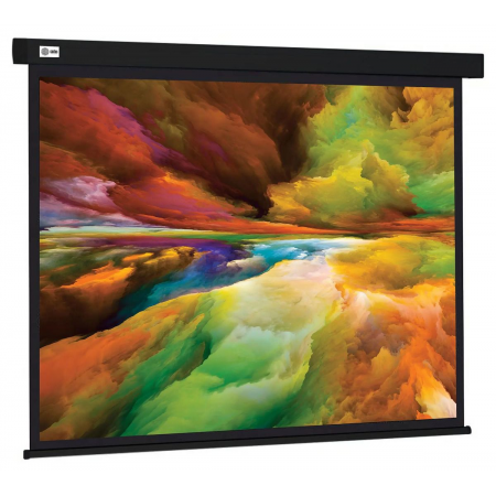 Экран Cactus 206x274см Wallscreen CS-PSW-206X274-BK 4:3 настенно-потолочный рулонный черный, фото 