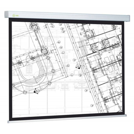 Экран Cactus 124.5x221см Wallscreen CS-PSW-124X221-SG 16:9 настенно-потолочный рулонный серый, фото 
