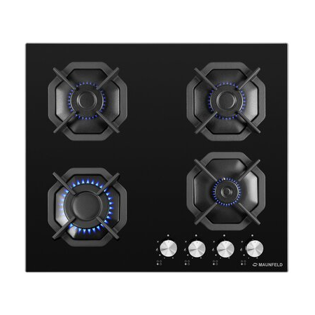 Газовая варочная панель MAUNFELD EGHG.64.2CB\G черный, фото , изображение 2