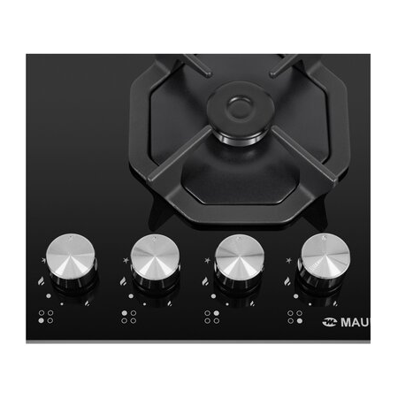 Газовая варочная панель MAUNFELD EGHG.64.2CB\G черный, фото , изображение 5