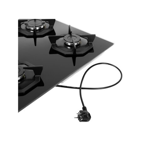 Газовая варочная панель MAUNFELD EGHG.64.2CB\G черный, фото , изображение 13