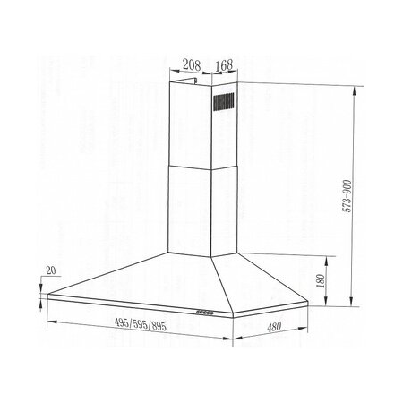 Купольная вытяжка MAUNFELD Cork 60 черный, фото , изображение 13