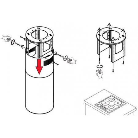 Островная вытяжка MAUNFELD LEE ISLA 39 COPPER, фото , изображение 12