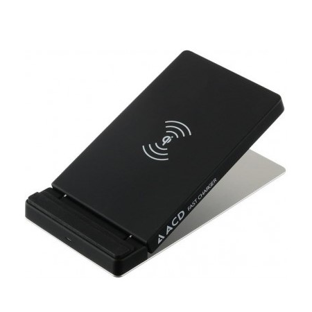 Беспроводное зарядное устройство (ACD-W102Q-F1B) 10Вт, беспроводная Qi, 2-катушки с QC, 5В/2А ~ 9В/1,8А RTL, фото , изображение 2