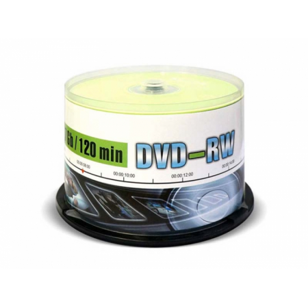 Диск DVD+RW Mirex 4.7 Gb, 4x, Cake Box (50), (50/300), фото 