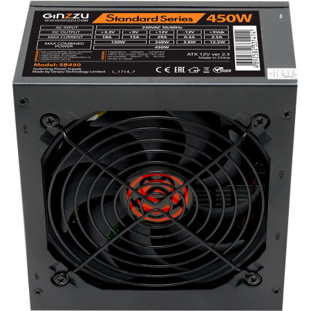 Блок питания Ginzzu SB450 450W OEM SB450, фото 