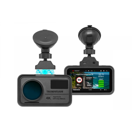 Видеорегистратор с радар-детектором TrendVision Hybrid Signature Real 4K GPS ГЛОНАСС, фото 