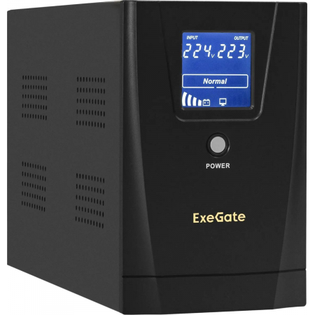 Источник бесперебойного питания  ExeGate EX292631RUS SpecialPro Smart LLB-2000.LCD.AVR.4C13.RJ.USB , фото 