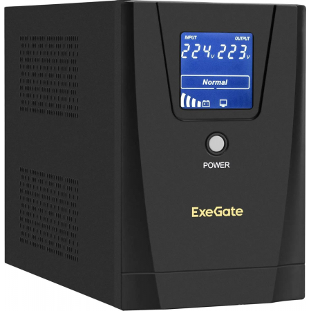 ИБП ExeGate EX292800RUS SpecialPro Smart LLB-1500.LCD.AVR.2SH.3C13.USB , фото 