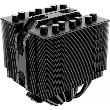 Кулер ID-COOLING SE-207-XT SLIM LGA20XX/1700/1200/115X/AM4 (12шт/кор, TDP 220W, PWM, черный, 7 тепл.трубок + медная база, 1 x FAN 120mm, черный) RET, фото 