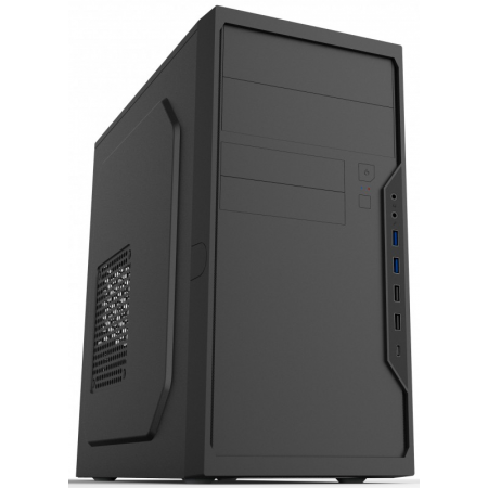 Корпус Foxline FL-733R USB3.0 + Type-C 450W чёрный FL-733R-FZ450R-U32C-PH, фото 