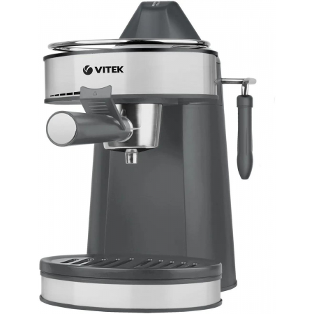 Кофеварка Vitek VT-1524,  рожковая,  серый, фото 