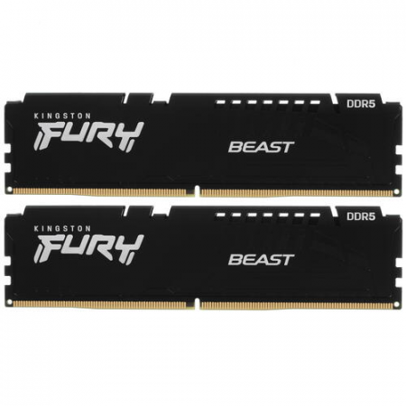 Оперативная память DIMM Kingston Fury Beast Black AMD DDR5 32Gb KF552C36BBEK2-32 (2x16Gb), фото 