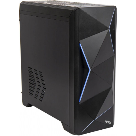Корпус Hiper A68 черный без БП ATX 1x92mm 2xUSB2.0 1xUSB3.0 audio bott PSU, фото 