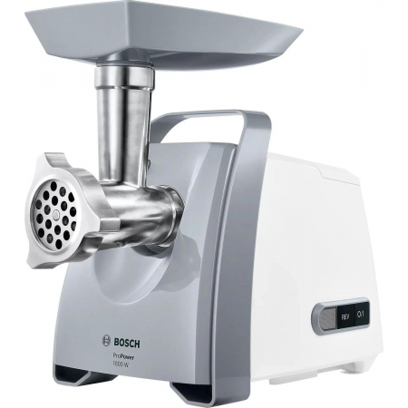 Мясорубка Bosch ProPower MFW66020 1800Вт белый/серый, фото 
