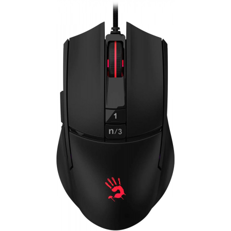 Мышь проводная A4Tech Bloody L65 Max (L65 MAX/STONE BLACK) Чёрный, фото 