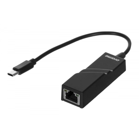 Сетевой адаптер Ethernet Digma D-USBC-LAN100 USB Type-C, фото 