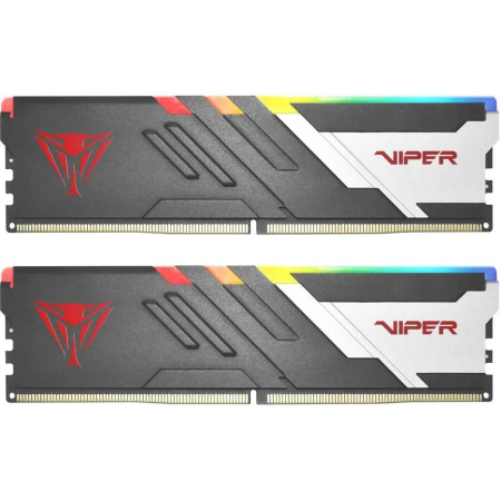 Оперативная память DIMM Patriot Viper Venom RGB DDR5 32Gb PVVR532G640C32K (2x16Gb), фото 