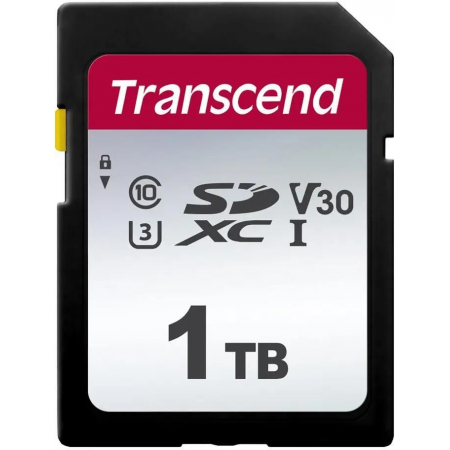 Флеш карта SDXC 1Tb Class10 Transcend TS1TSDC300S 300S w/o adapter, фото 