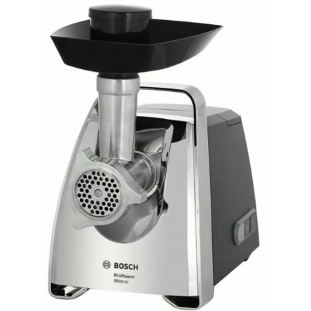Мясорубка Bosch MFW67440 2000Вт черный/серебристый, фото 