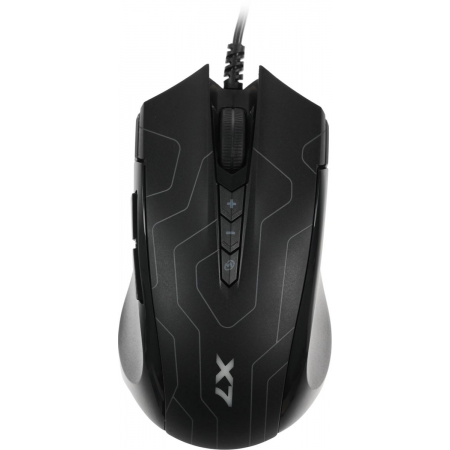 Мышь проводная A4Tech X89 Maze Чёрный, фото 